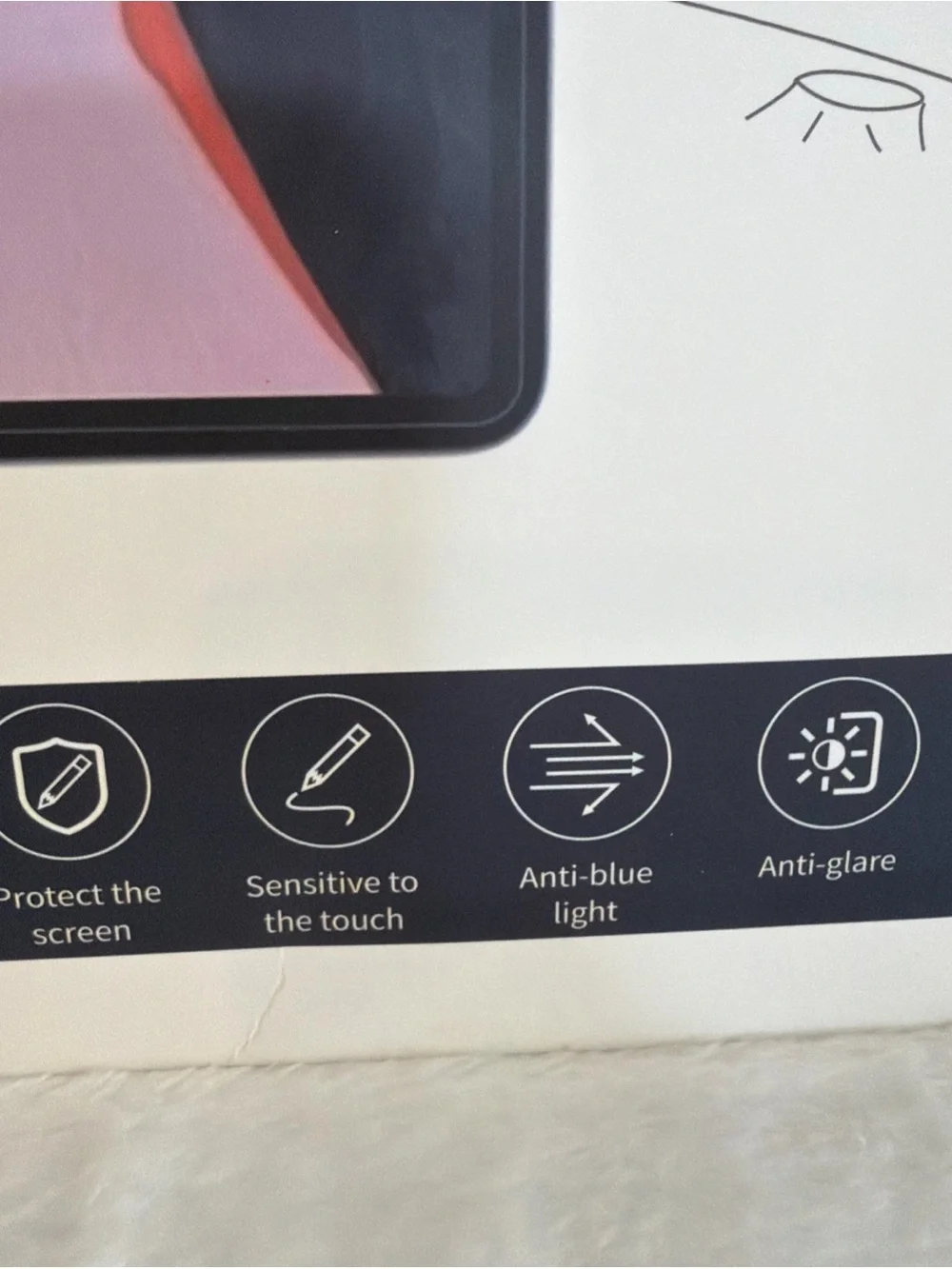 White Screen Protector for Tablets (2 PCS)